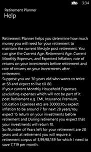 Retirement Planner screenshot 5
