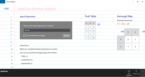 Boolean Algebra Screenshots 2