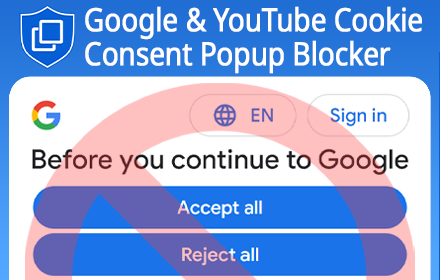 Google & YouTube Cookie Consent Popup Blocker small promo image