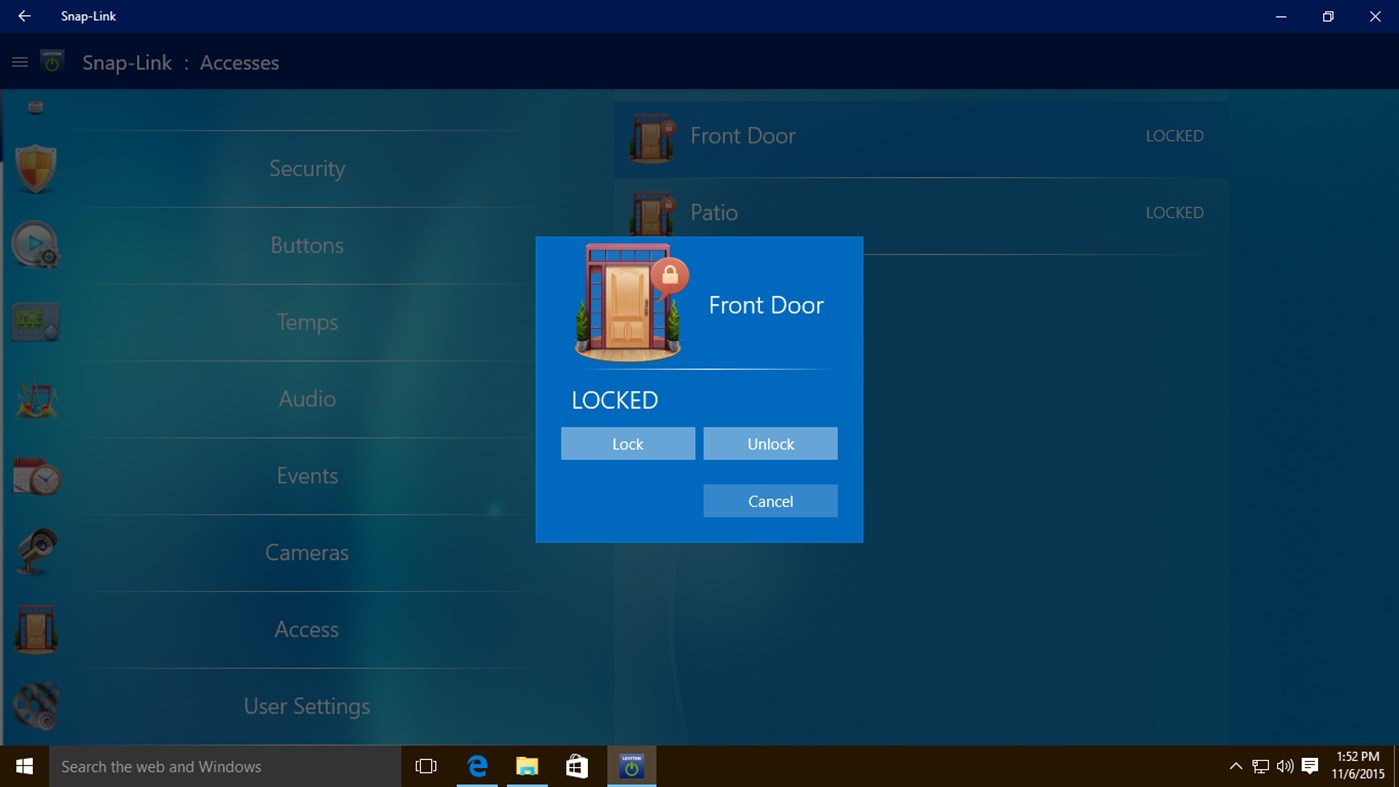 #5. Snap-Link Mobile for Windows (Windows) By: Leviton Manufacturing Co. Inc.