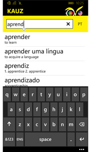 KAUZ Português-English screenshot 2