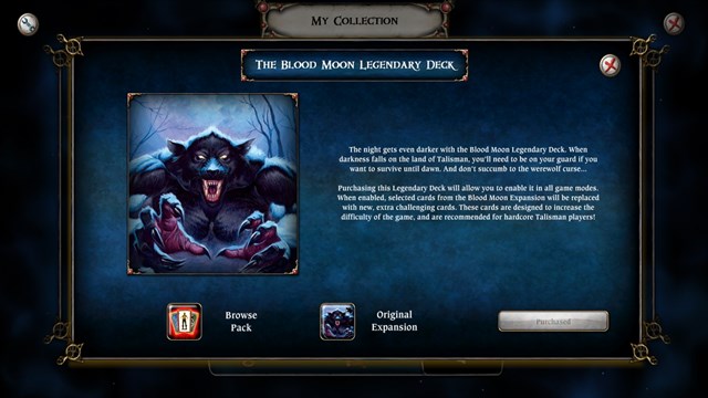 Talisman - The Blood Moon Expansion: Legendary Deck screenshot 2