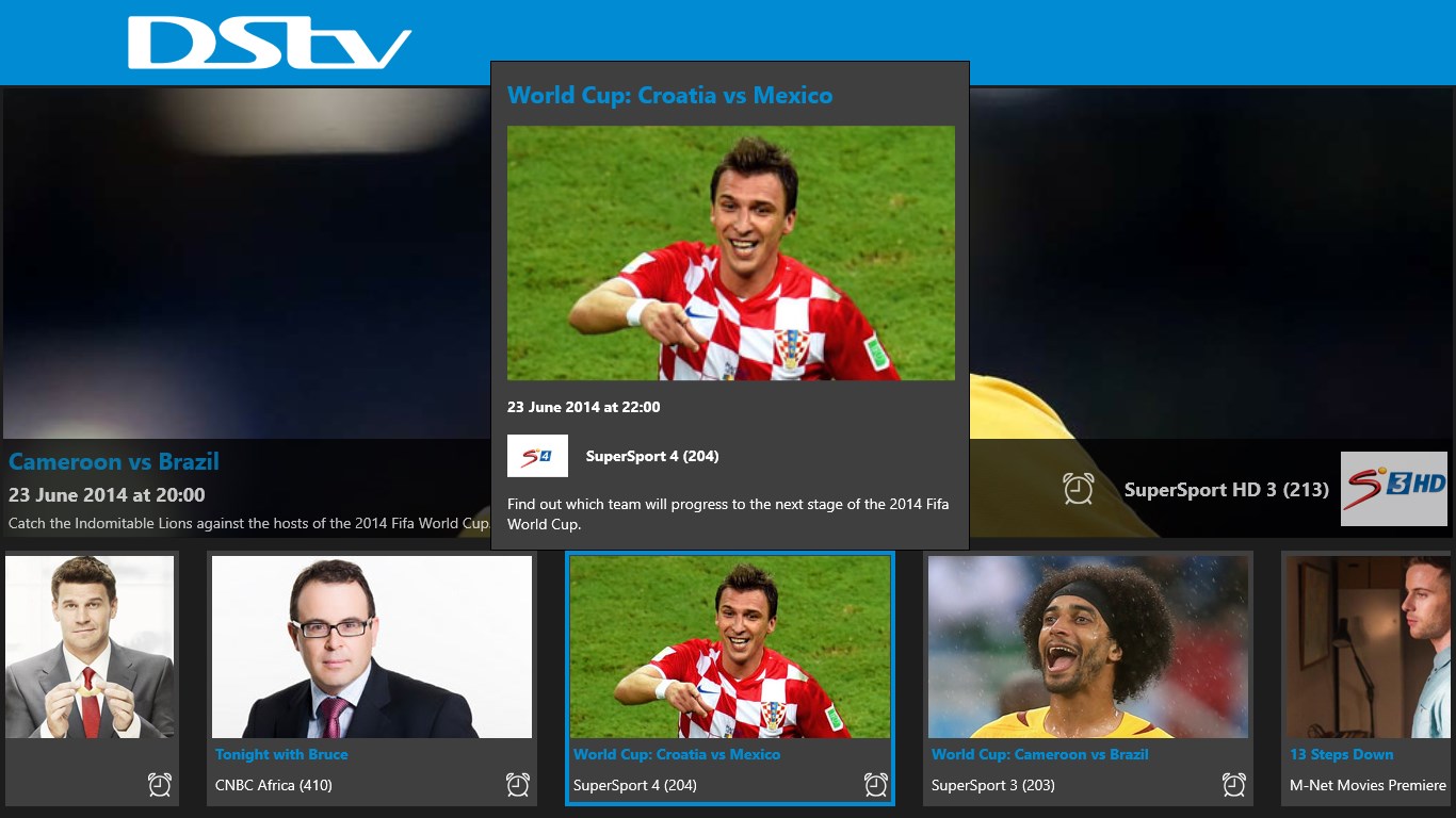 DStv Guide for Windows 10