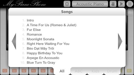 My Piano Phone Screenshot