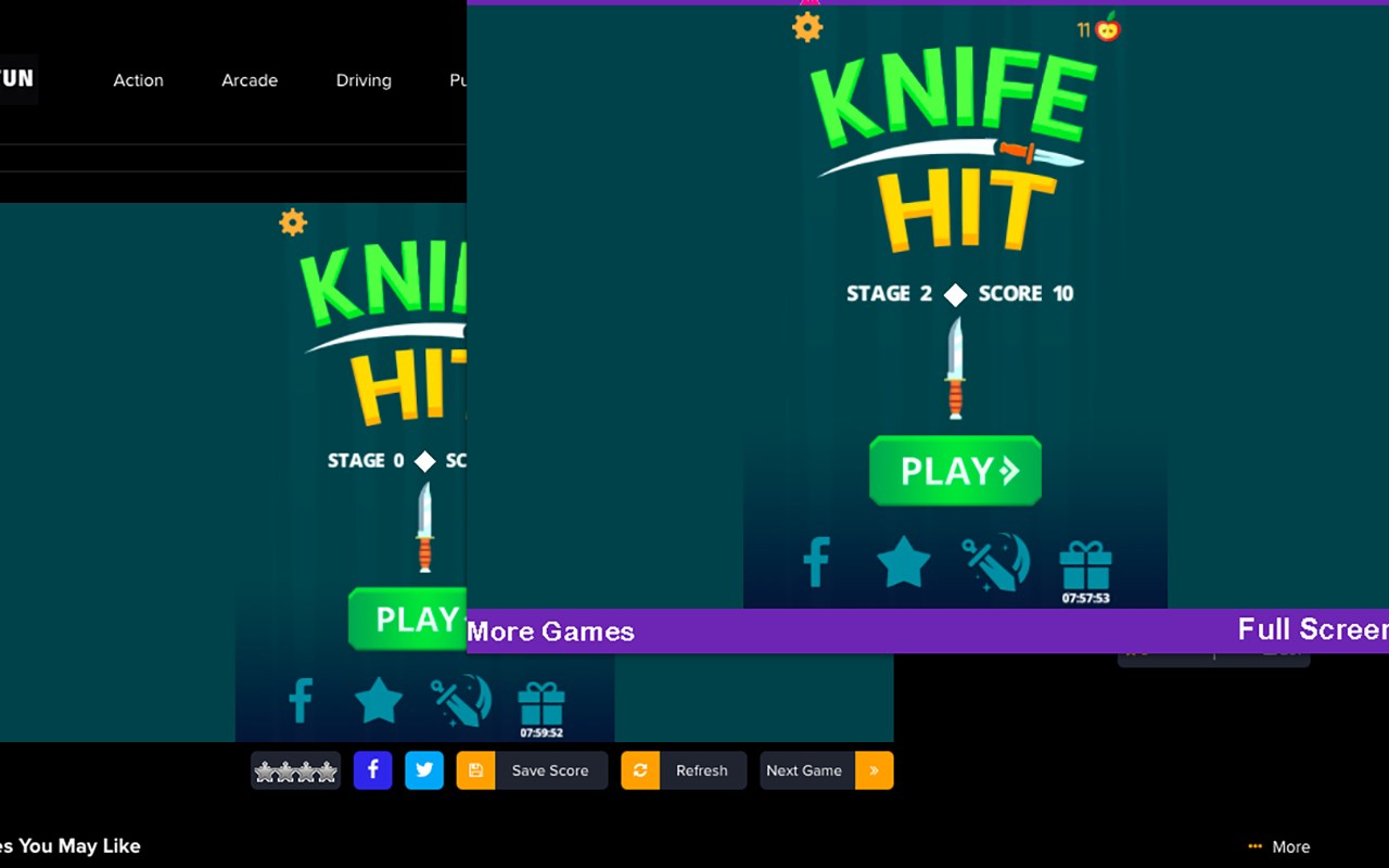 Knife Hit - Html5 Game