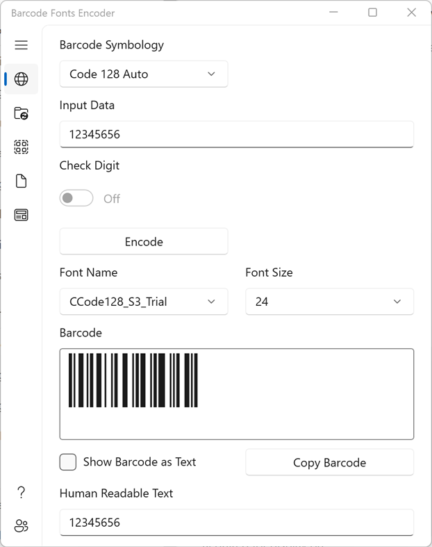 #1. Barcode Fonts Trial (Windows) 由: barcoderesource.com