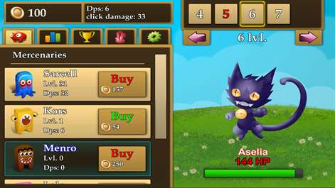 Fantasy Clicker Screenshots 1