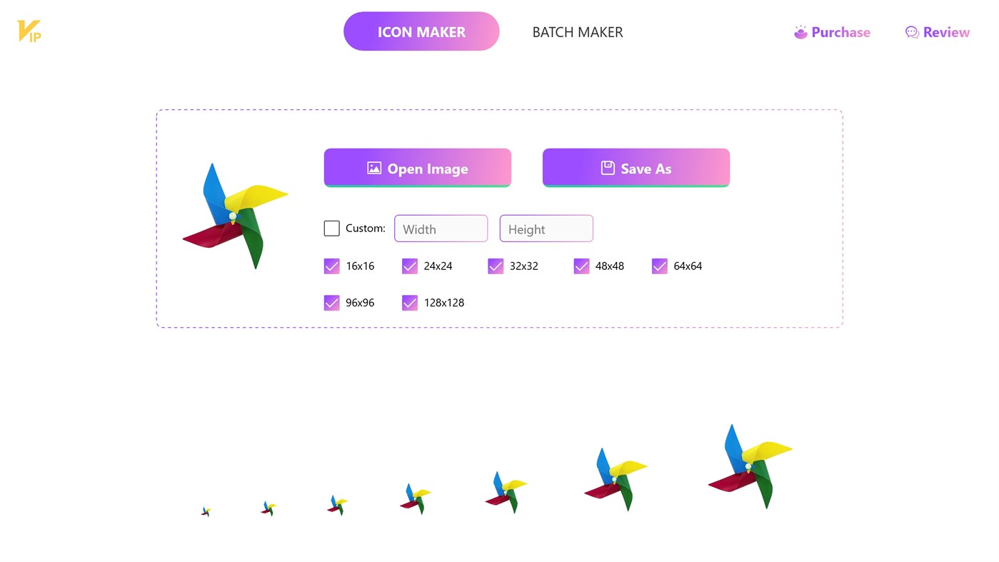 #1. ICON Maker - PNG to ICO (Windows) 来自: QXOLD2.App