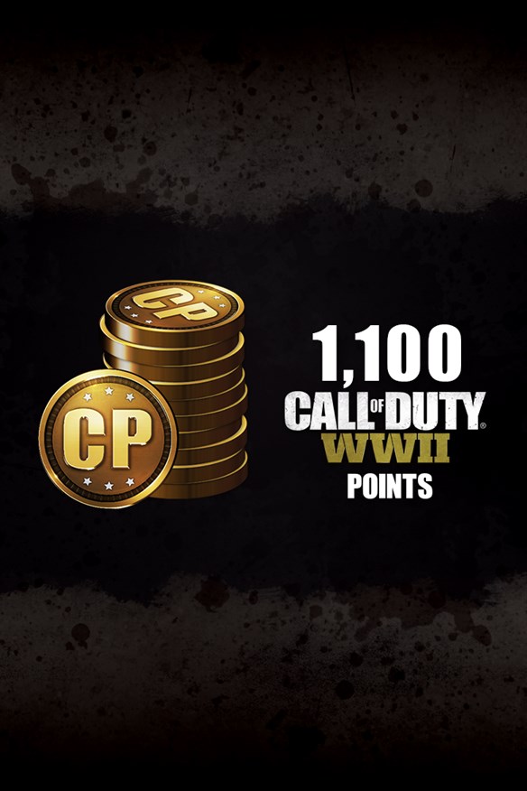 1,100 Call of Duty: WWII Points (Windows) Xbox Series X|S and Xbox One cover art