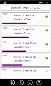 My Contraction Timer Free screenshot 2