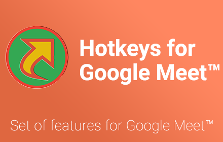 Hotkeys for Google Meet™ small promo image