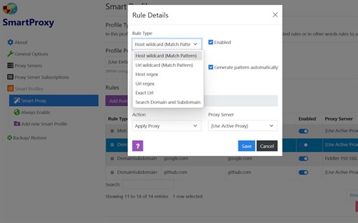 SmartProxy - Automatic Proxy Enable/Disable