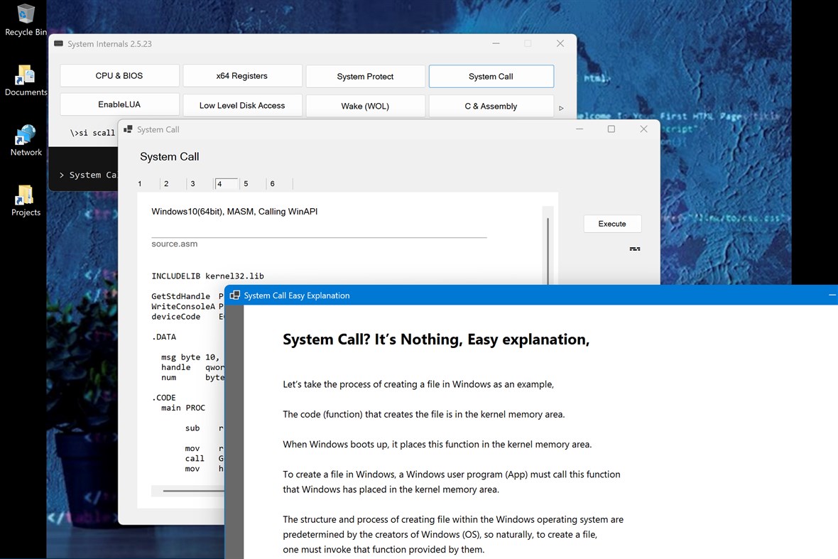 #7. System Internals (exploring & studying) (Windows) 게시자: Million