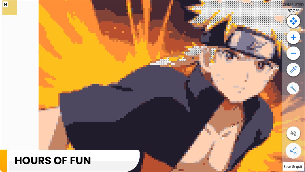 Art Pixels Anime Pinte por Número - Microsoft Apps