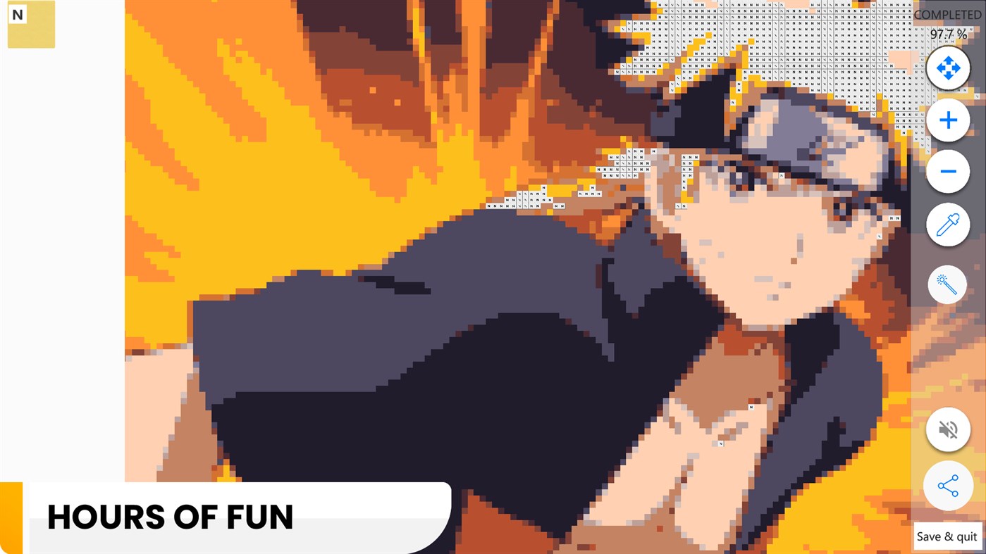 #4. Art Pixels Anime Color by Number (Windows) 게시자: JH Digital Solutions