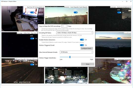 DVR.Webcam - Dropbox Edition screenshot 7