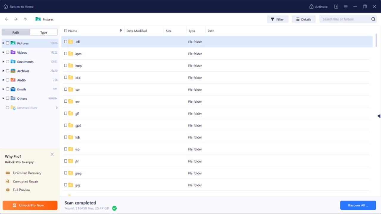 Snapshot 3 of Data Recovery Tool
