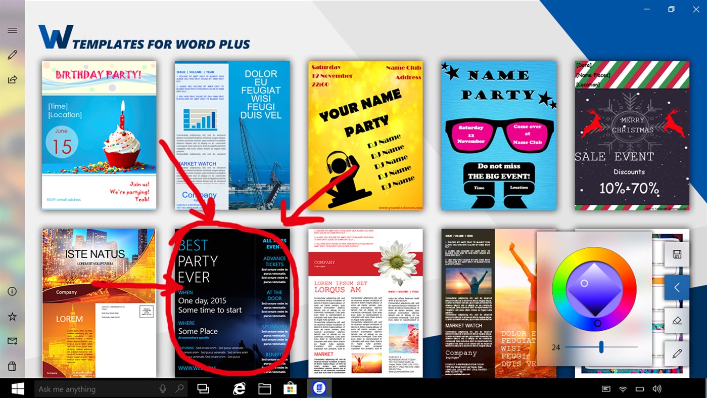 #5. Templates for Doc File Plus (Windows) 由: Yellow Elephant Productions