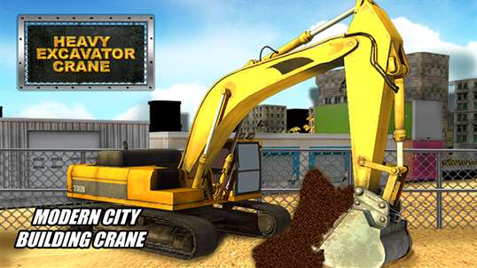 Heavy Excavator Crane 3D - Construction Simulator screenshot 3
