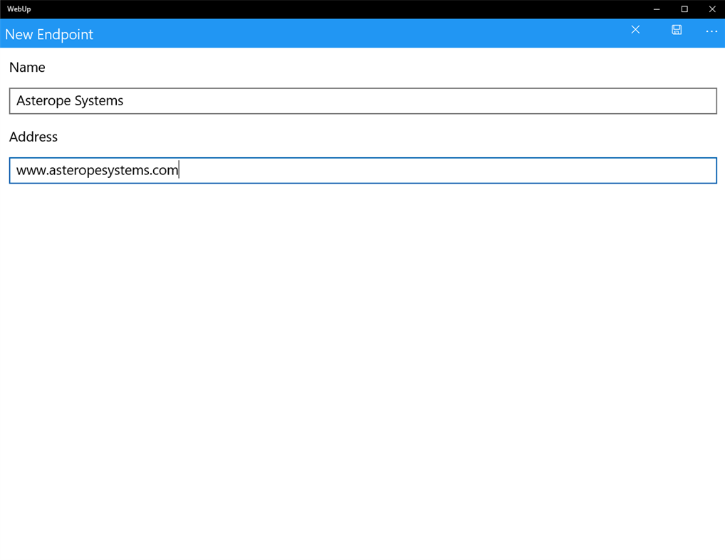 #1. WebUp (Windows) 由: Asterope Systems