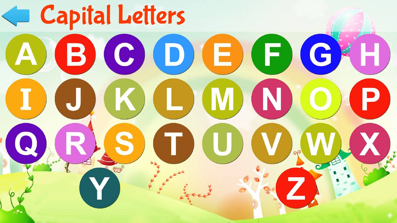 Alphabet Chart For Toddlers