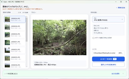 Azain - HEIC JPG 一括変換/リサイズ - Windows жүйесінде тегін