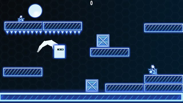 2D Neon Cube screenshot 2