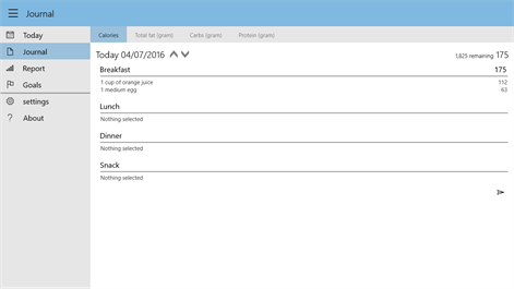 Food Diary v10 Screenshots 2