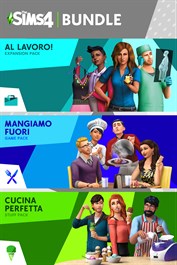 The Sims™ 4 Bundle - Al Lavoro!, Mangiamo Fuori, Cucina Perfetta Stuff