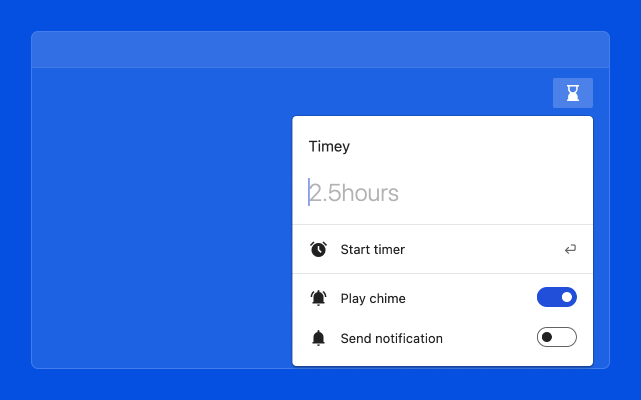 Timey - Countdown timer