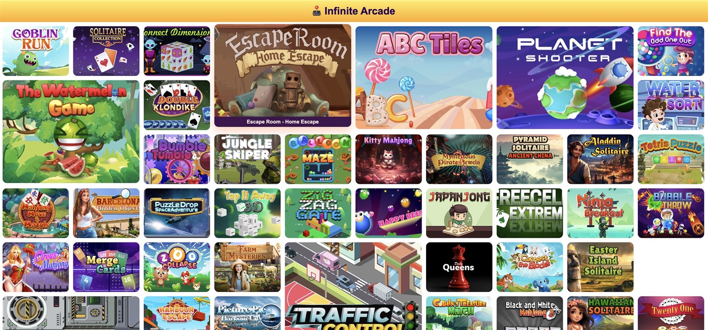 #2. Infinite Arcade (Windows) Tekijänä: Octopus X