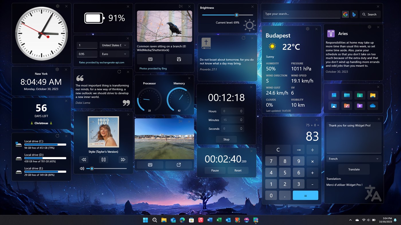 #2. Widget Pro (Windows) 由: Good2Create