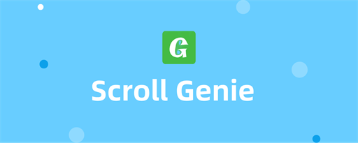 Scroll Genie marquee promo image