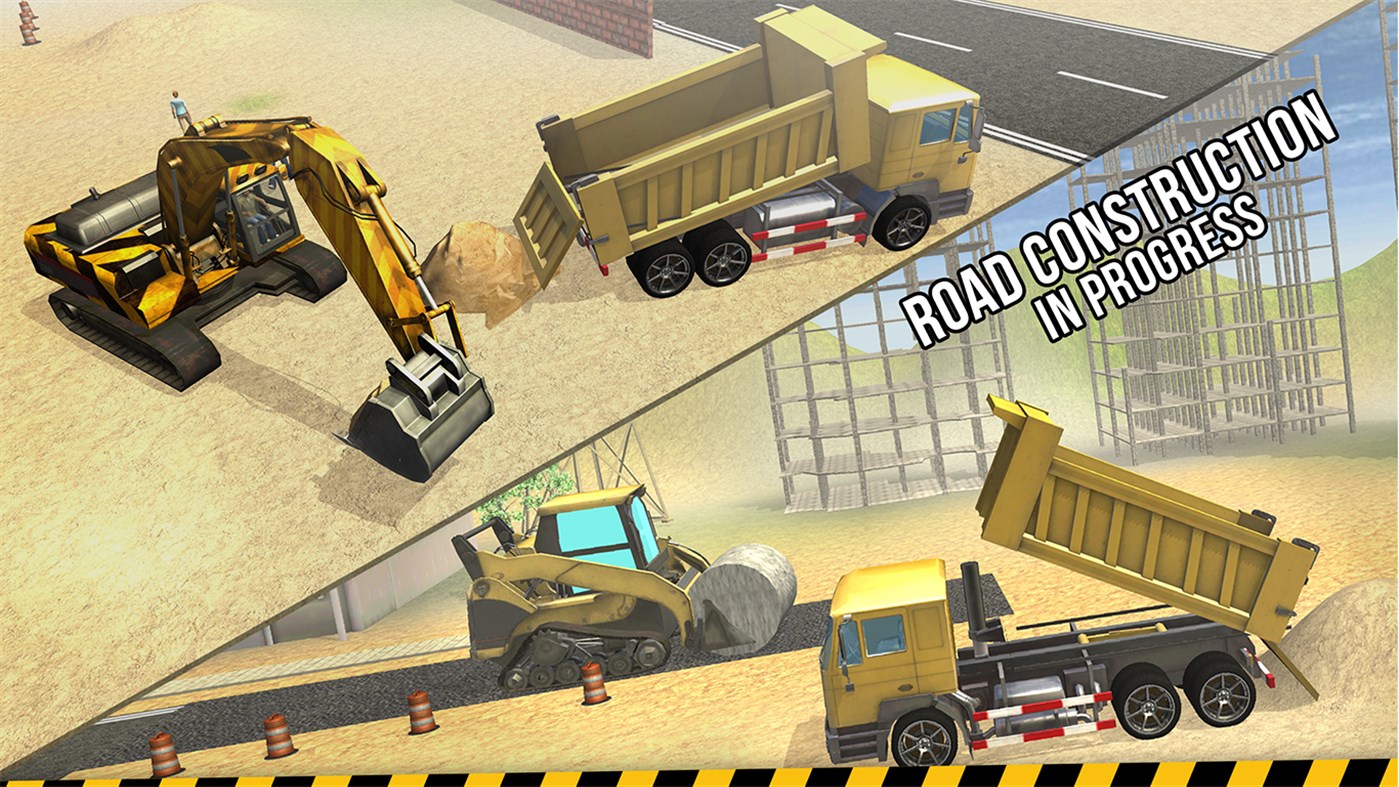 #4. Excavator Crane Simulator - Buildings Construction (Windows) Podle: AppStream Studios