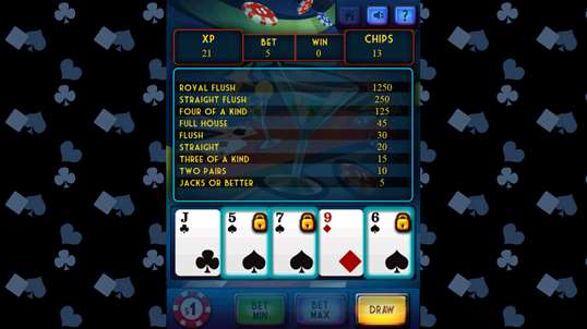 Video Poker# screenshot 2