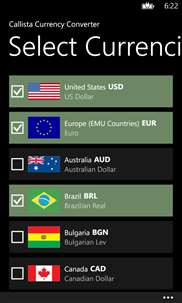 Callista Currency Converter screenshot 3