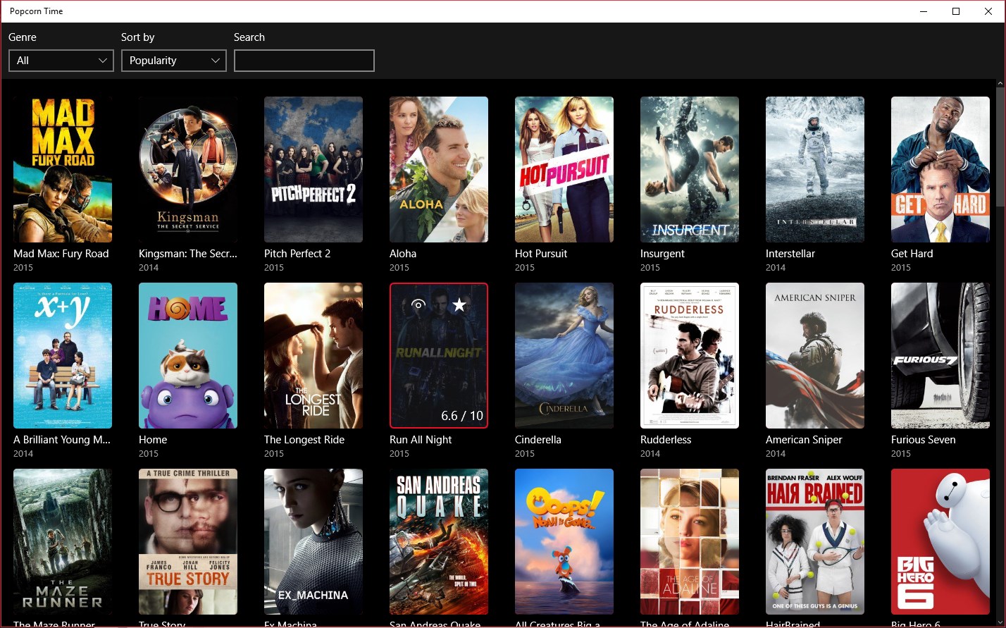 Popcorn Time for Windows 10 | FREE Windows Phone app market