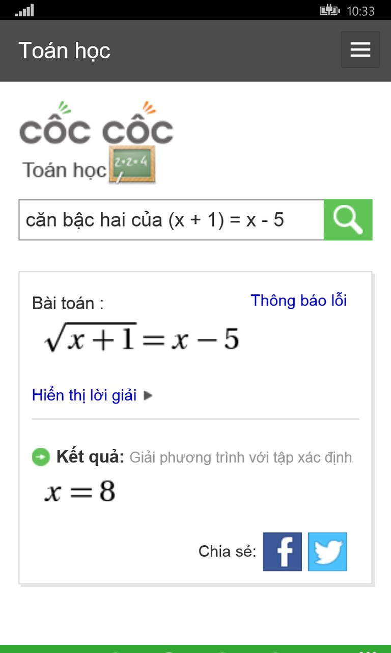 Screenshot 4 Giải Toán Học windows