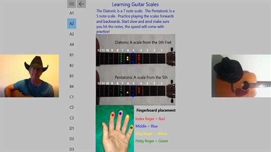 Learning Guitar Scales screenshot 2