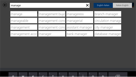 Concise Oxford-Paravia Italian Dictionary Screenshots 2