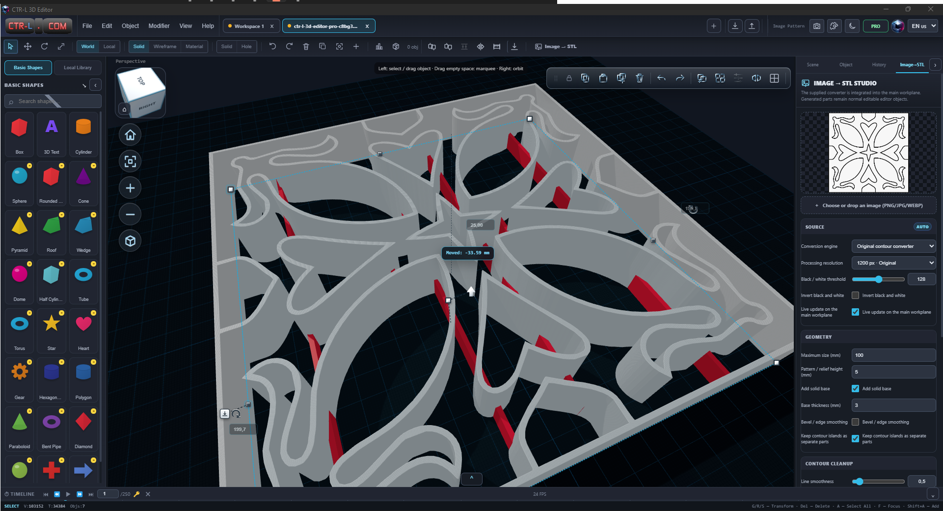 3D Editor Pro screenshot