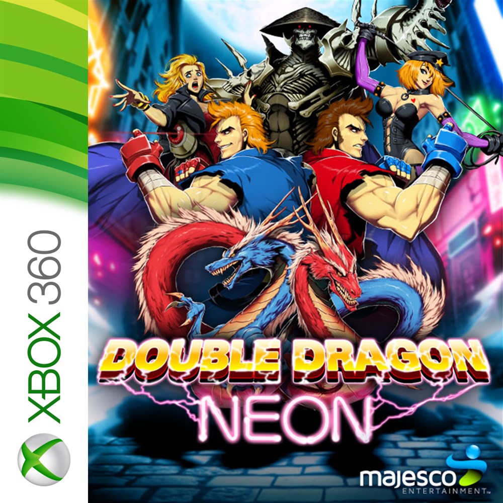 Double Dragon Neon cover art (full size)