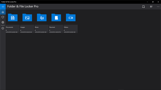 Folder & File Locker Pro screenshot 1
