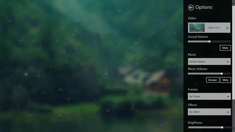 Blurry rain Screenshots 1