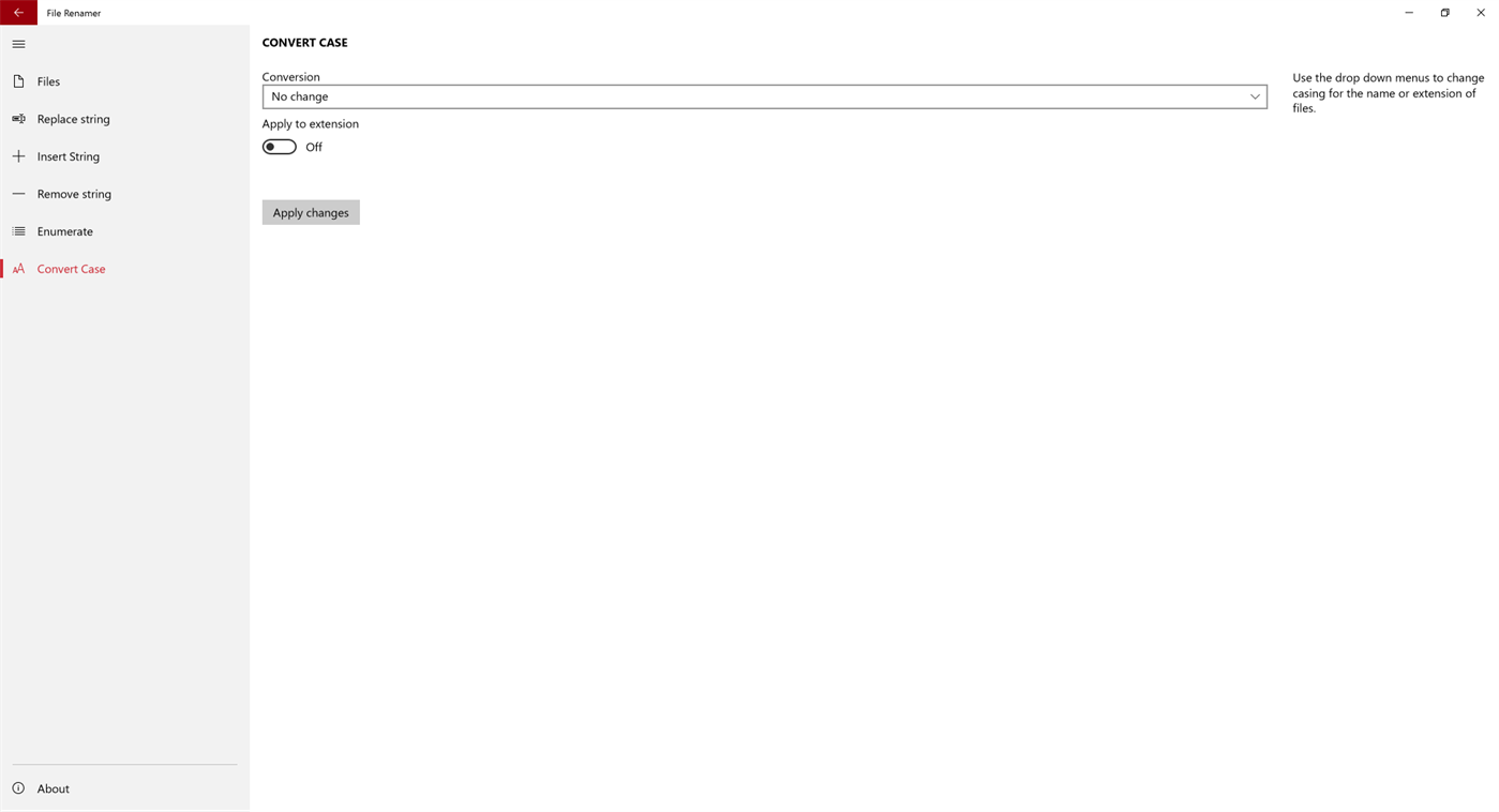 #6. File Renamer (Windows) By: Aftnet