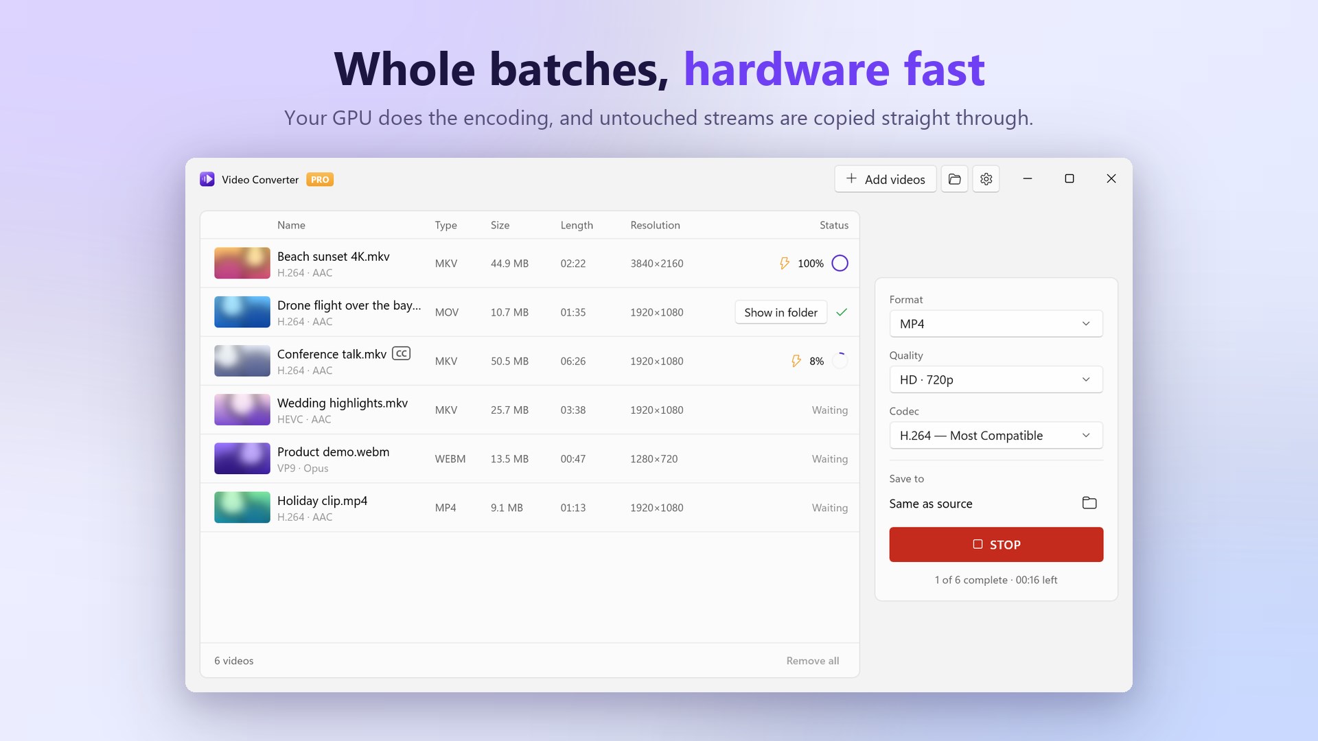 Video Converter - Any Video Converter screenshot