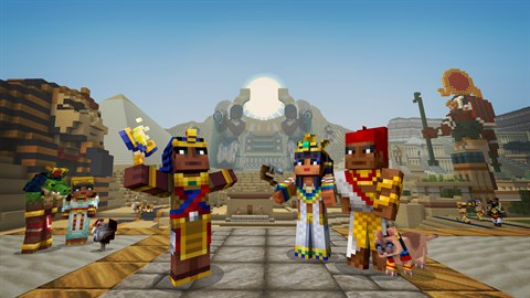Minecraft-mashup Egyptische mythologie