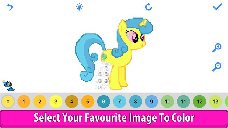 【图】Pony Color by Number – Unicorn Pixel Art Coloring(截图3)