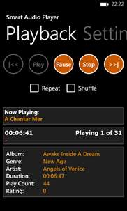Smart Audio Player screenshot 1