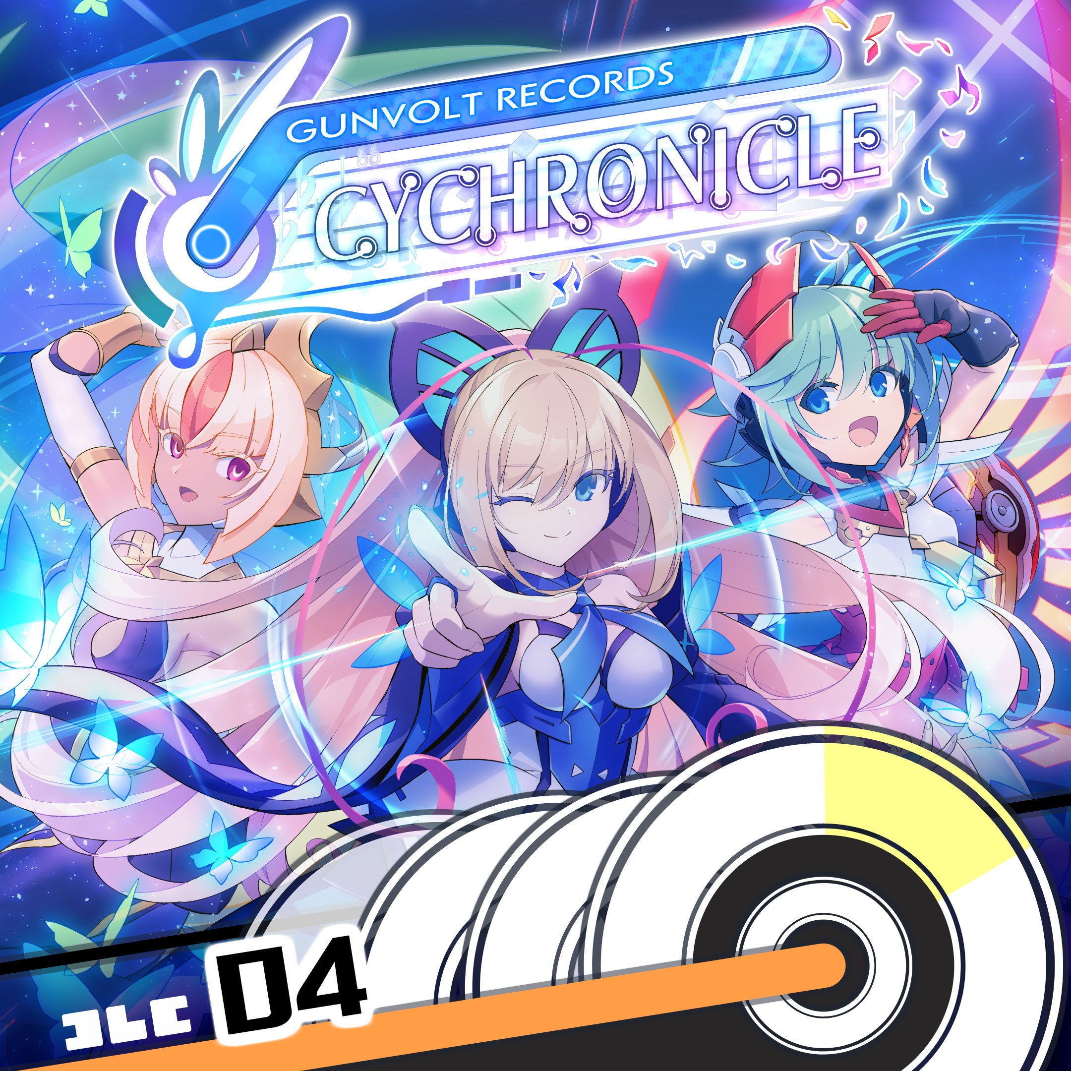 GUNVOLT RECORDS Cychronicle Song Pack 4 Lola: "Raison d'Etre","Search Light","Beyond Probability","Love's Sanctuary"